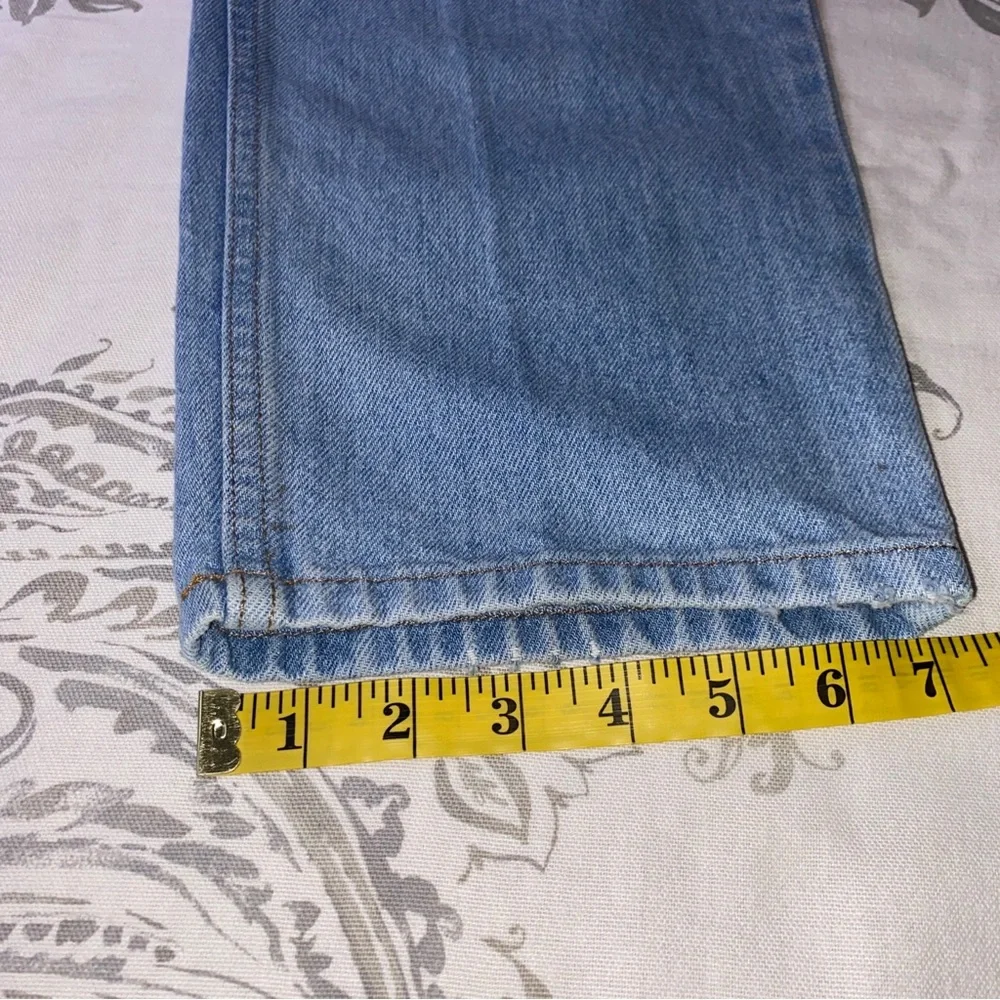 L.L. Bean Relaxed Fit Straight Jeans Men's Size 30x29 Blue‎ Stone Wash 5-Pocket